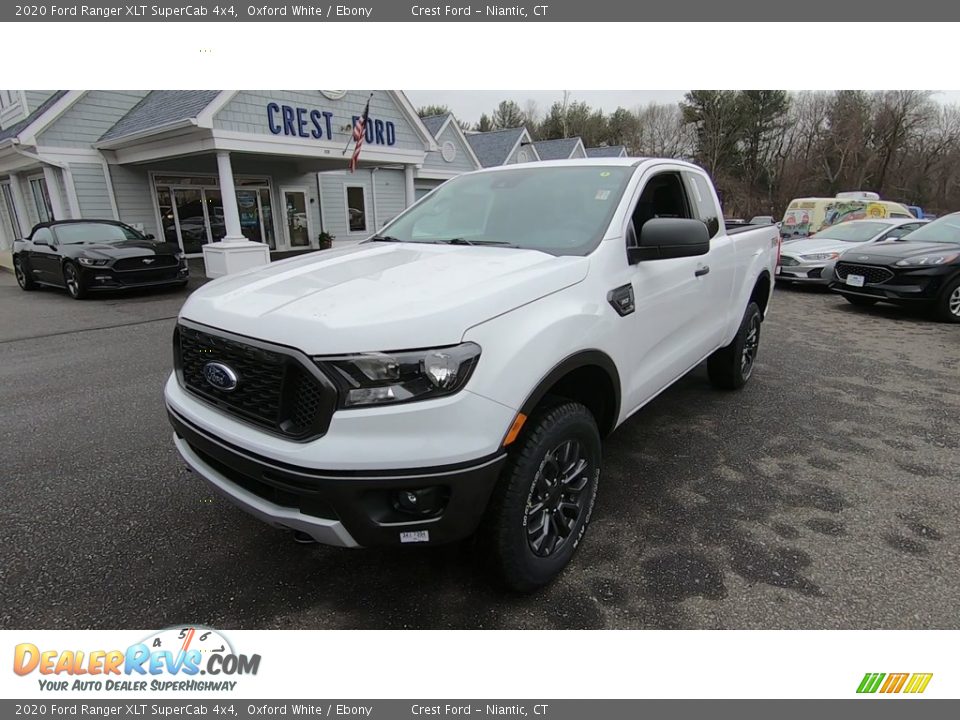 2020 Ford Ranger XLT SuperCab 4x4 Oxford White / Ebony Photo #3