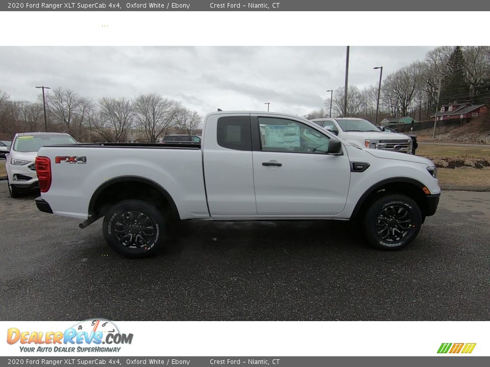 2020 Ford Ranger XLT SuperCab 4x4 Oxford White / Ebony Photo #8