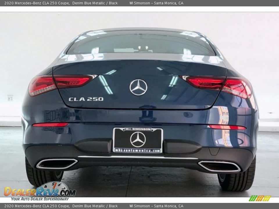 2020 Mercedes-Benz CLA 250 Coupe Denim Blue Metallic / Black Photo #3