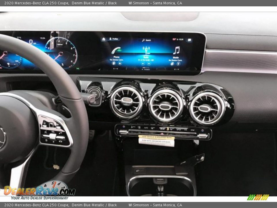 Controls of 2020 Mercedes-Benz CLA 250 Coupe Photo #6