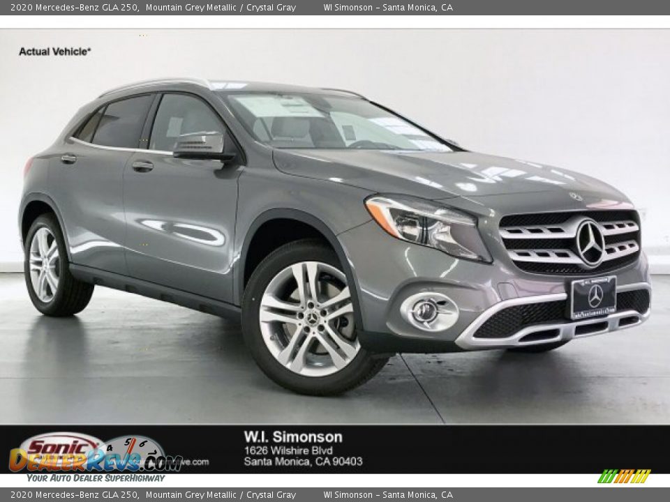 2020 Mercedes-Benz GLA 250 Mountain Grey Metallic / Crystal Gray Photo #1