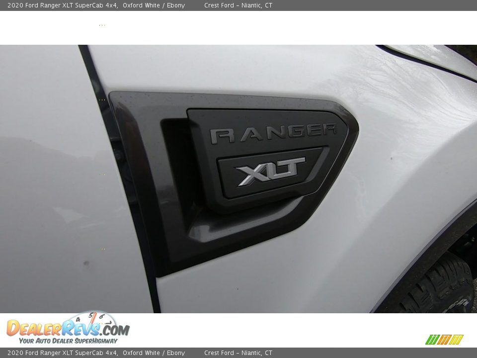 2020 Ford Ranger XLT SuperCab 4x4 Oxford White / Ebony Photo #25