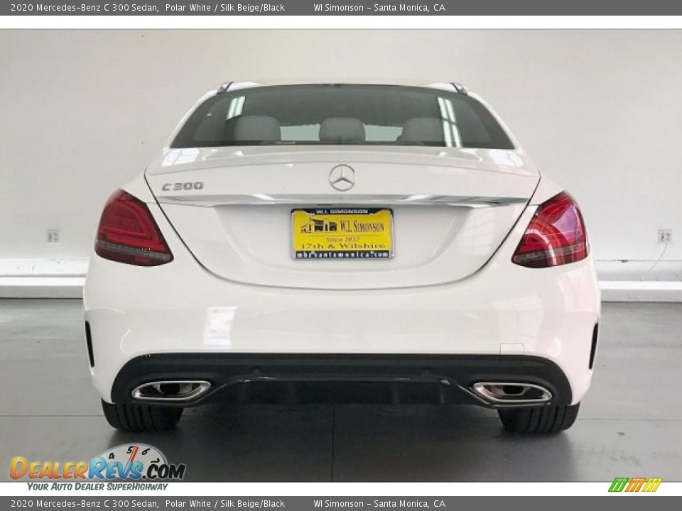 2020 Mercedes-Benz C 300 Sedan Polar White / Silk Beige/Black Photo #3