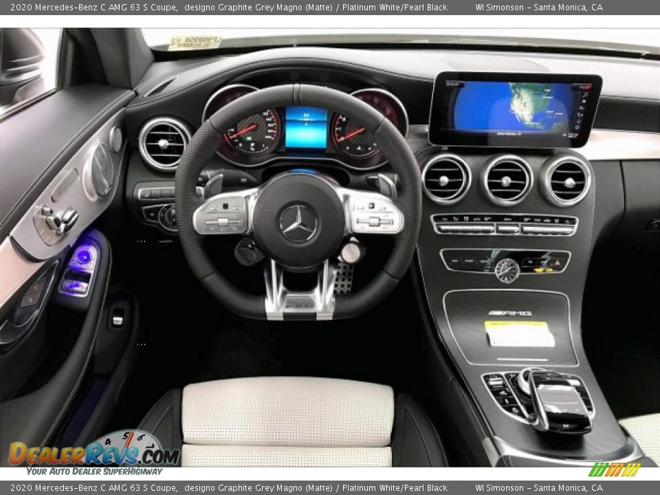 Dashboard of 2020 Mercedes-Benz C AMG 63 S Coupe Photo #4