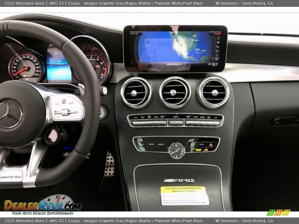 Controls of 2020 Mercedes-Benz C AMG 63 S Coupe Photo #5