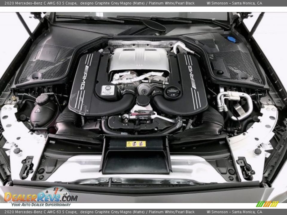 2020 Mercedes-Benz C AMG 63 S Coupe 4.0 Liter AMG biturbo DOHC 32-Valve VVT V8 Engine Photo #9
