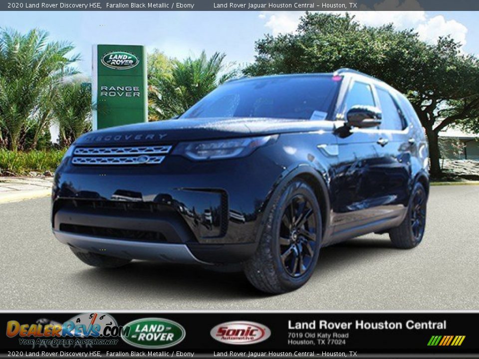 2020 Land Rover Discovery HSE Farallon Black Metallic / Ebony Photo #1