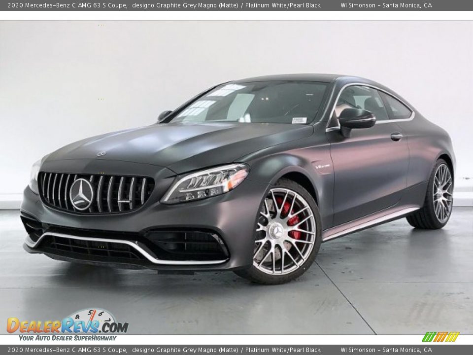Front 3/4 View of 2020 Mercedes-Benz C AMG 63 S Coupe Photo #12