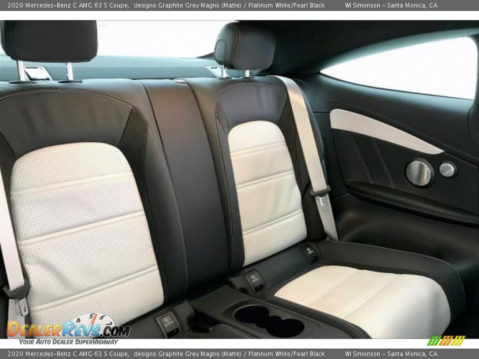 Rear Seat of 2020 Mercedes-Benz C AMG 63 S Coupe Photo #13