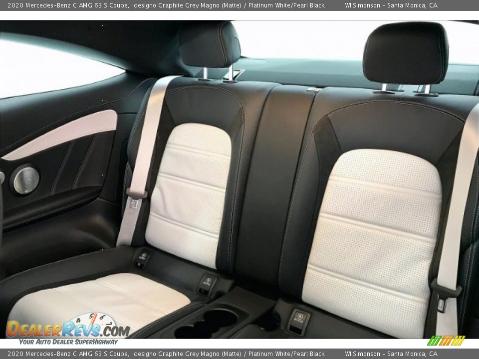 Rear Seat of 2020 Mercedes-Benz C AMG 63 S Coupe Photo #15