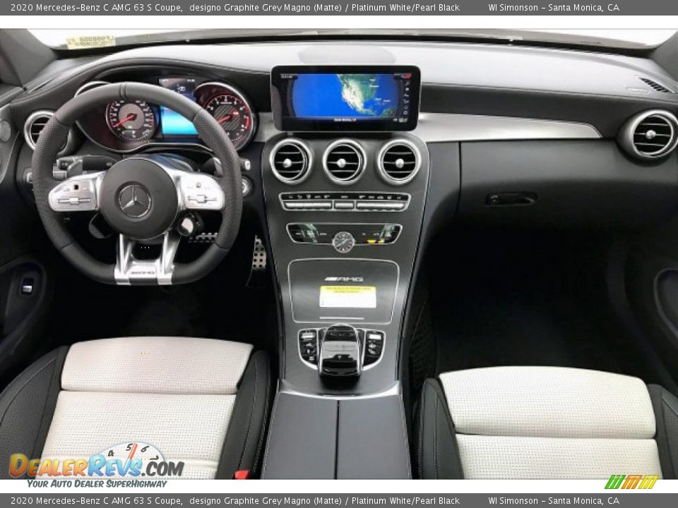 Dashboard of 2020 Mercedes-Benz C AMG 63 S Coupe Photo #17