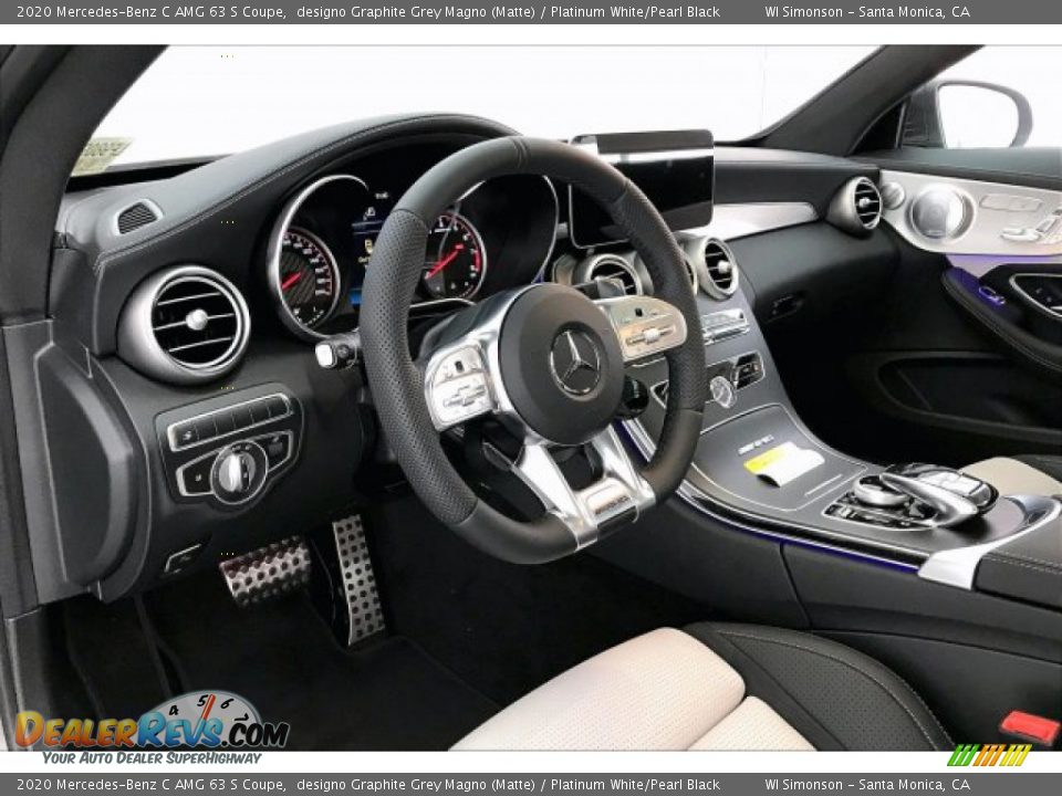 Dashboard of 2020 Mercedes-Benz C AMG 63 S Coupe Photo #22