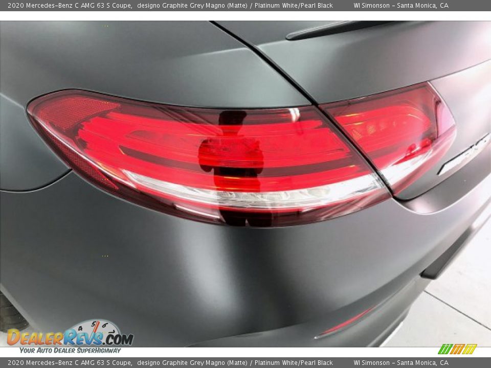 2020 Mercedes-Benz C AMG 63 S Coupe designo Graphite Grey Magno (Matte) / Platinum White/Pearl Black Photo #26