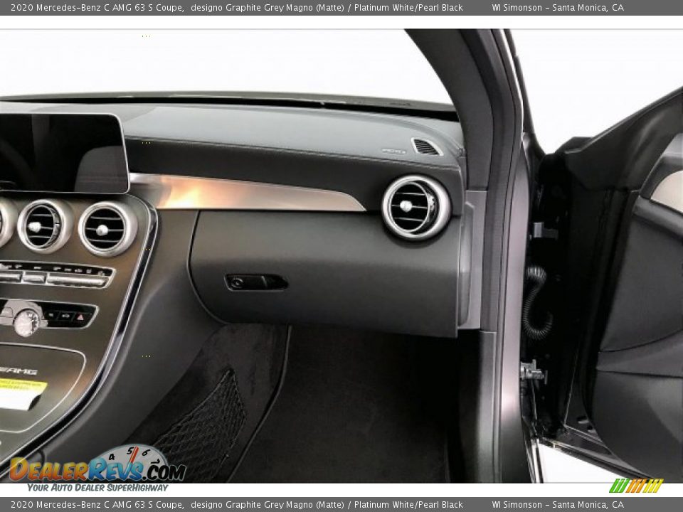 2020 Mercedes-Benz C AMG 63 S Coupe designo Graphite Grey Magno (Matte) / Platinum White/Pearl Black Photo #28