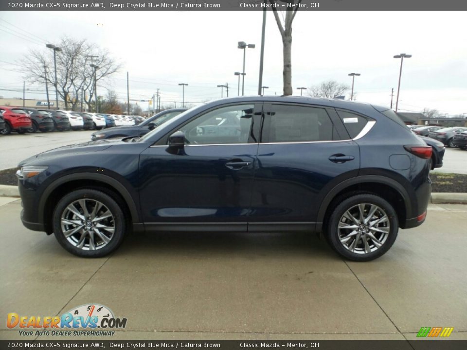Deep Crystal Blue Mica 2020 Mazda CX-5 Signature AWD Photo #4