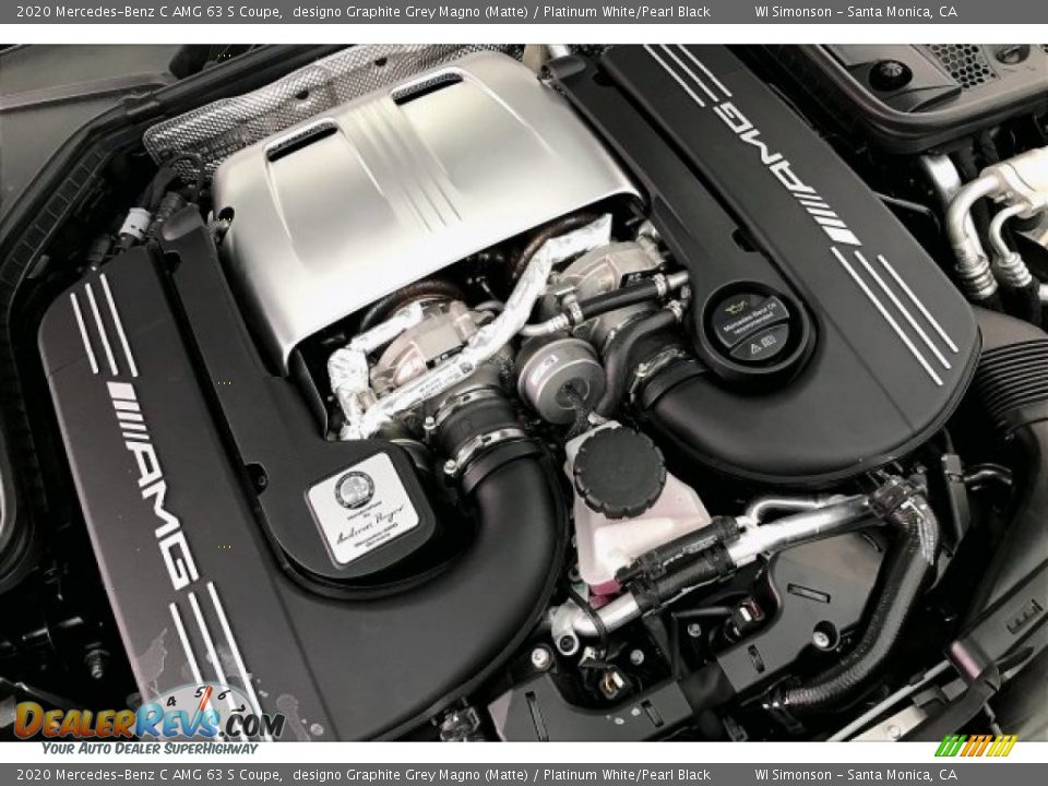 2020 Mercedes-Benz C AMG 63 S Coupe 4.0 Liter AMG biturbo DOHC 32-Valve VVT V8 Engine Photo #31
