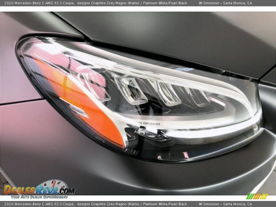 2020 Mercedes-Benz C AMG 63 S Coupe designo Graphite Grey Magno (Matte) / Platinum White/Pearl Black Photo #32