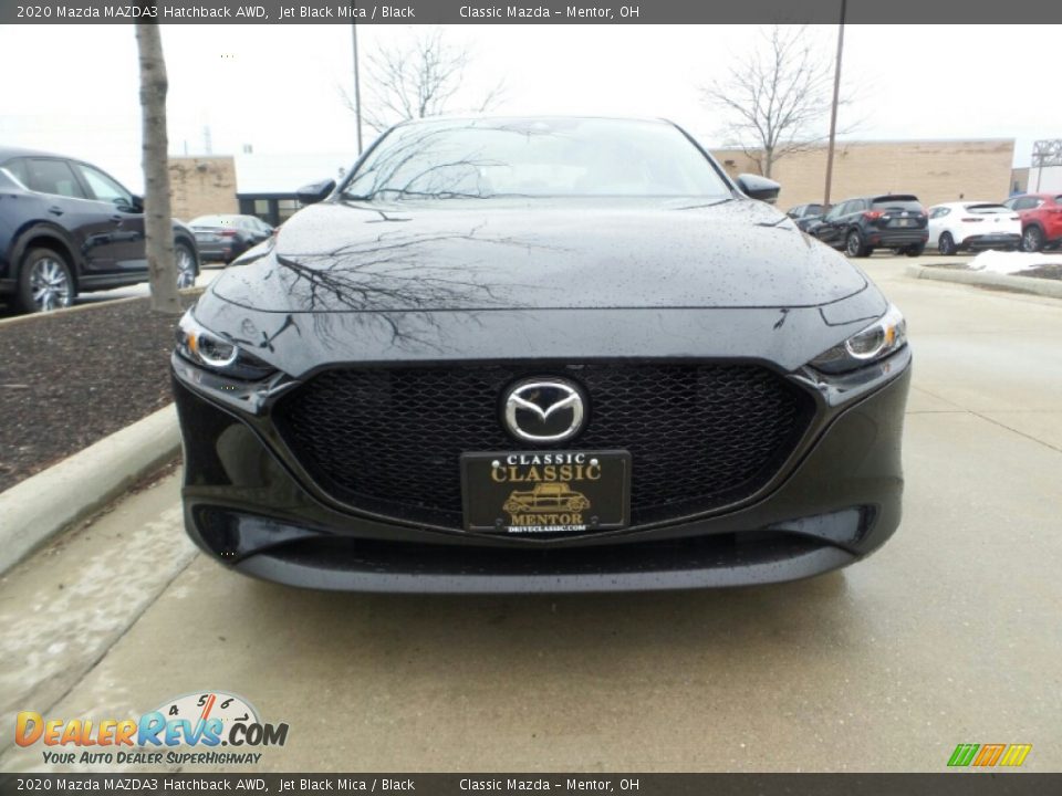 2020 Mazda MAZDA3 Hatchback AWD Jet Black Mica / Black Photo #2