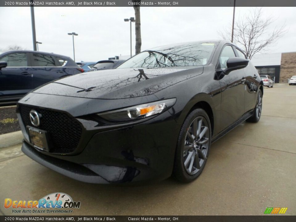 2020 Mazda MAZDA3 Hatchback AWD Jet Black Mica / Black Photo #3