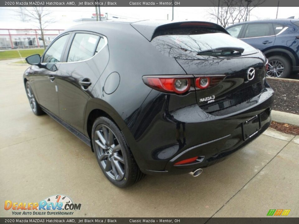 2020 Mazda MAZDA3 Hatchback AWD Jet Black Mica / Black Photo #5