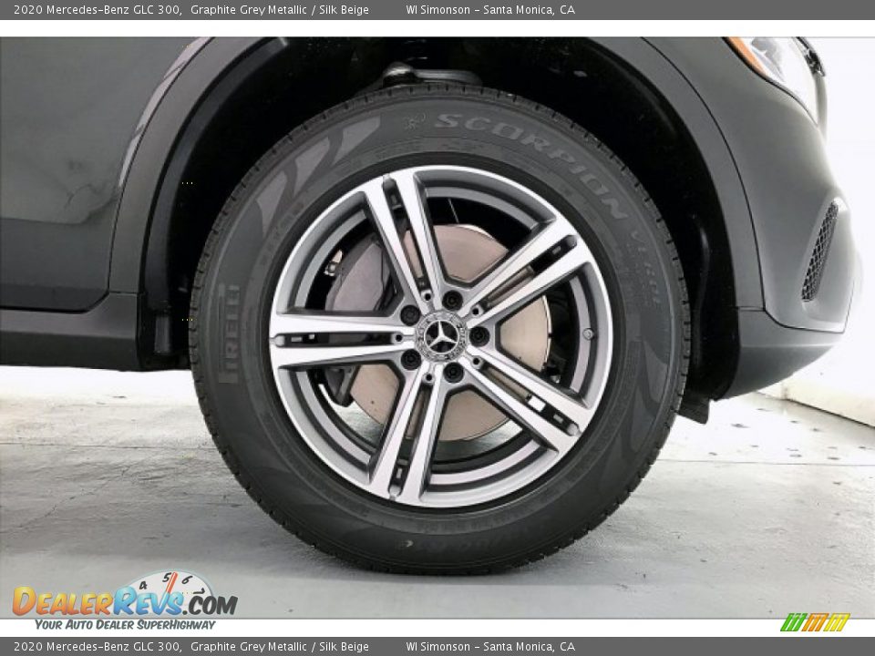 2020 Mercedes-Benz GLC 300 Graphite Grey Metallic / Silk Beige Photo #9