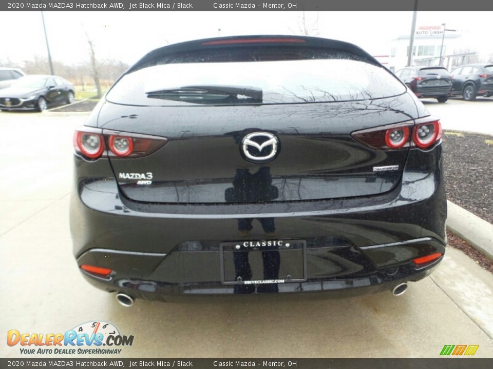 2020 Mazda MAZDA3 Hatchback AWD Jet Black Mica / Black Photo #6
