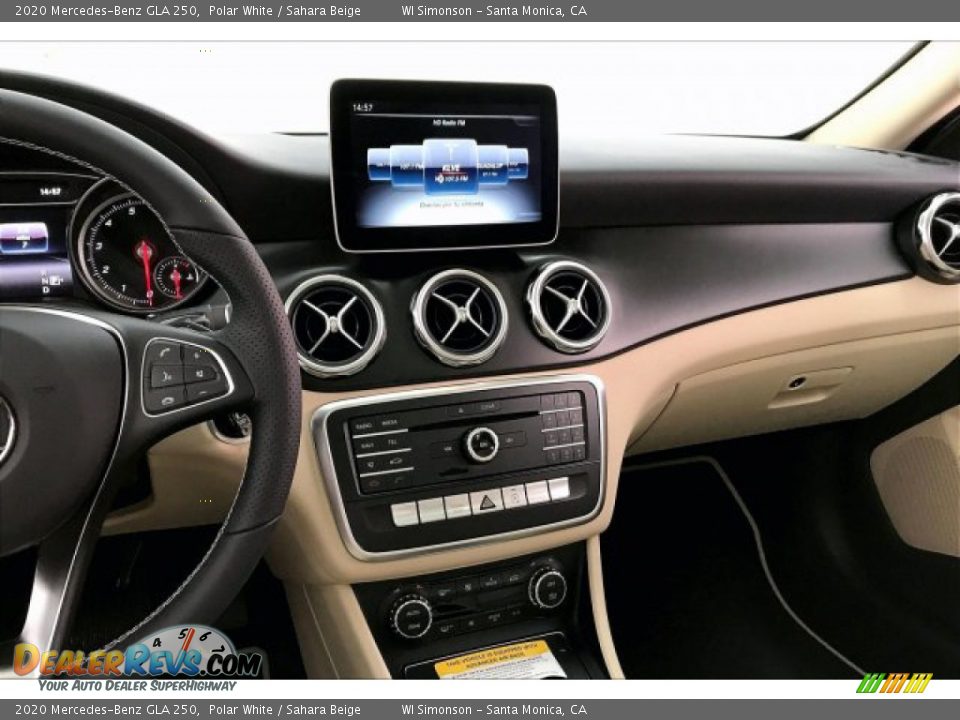 2020 Mercedes-Benz GLA 250 Polar White / Sahara Beige Photo #6