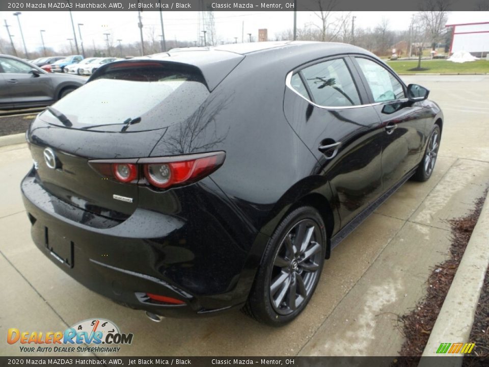 2020 Mazda MAZDA3 Hatchback AWD Jet Black Mica / Black Photo #7
