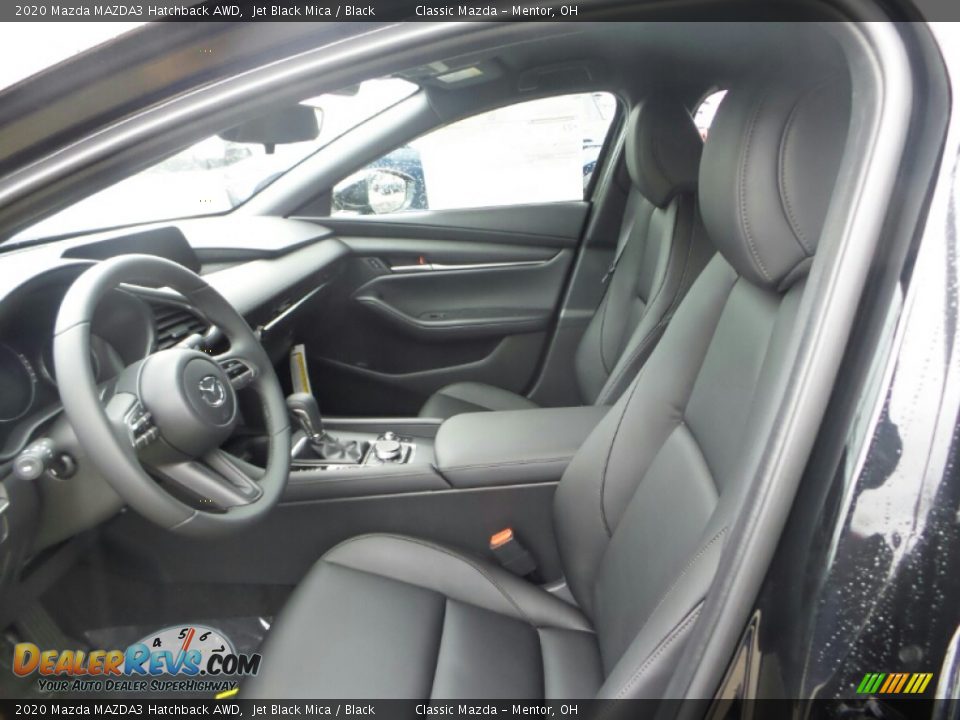 2020 Mazda MAZDA3 Hatchback AWD Jet Black Mica / Black Photo #8