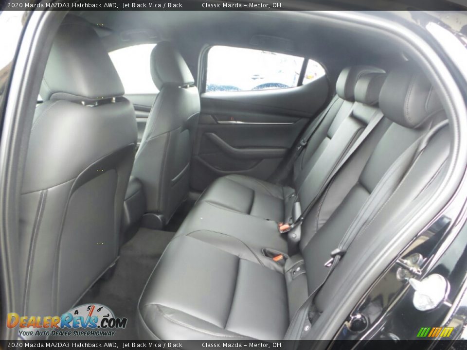 2020 Mazda MAZDA3 Hatchback AWD Jet Black Mica / Black Photo #9