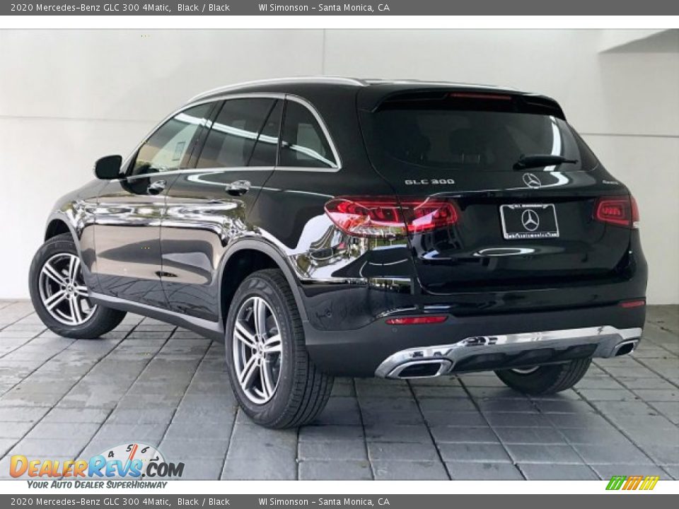 2020 Mercedes-Benz GLC 300 4Matic Black / Black Photo #2