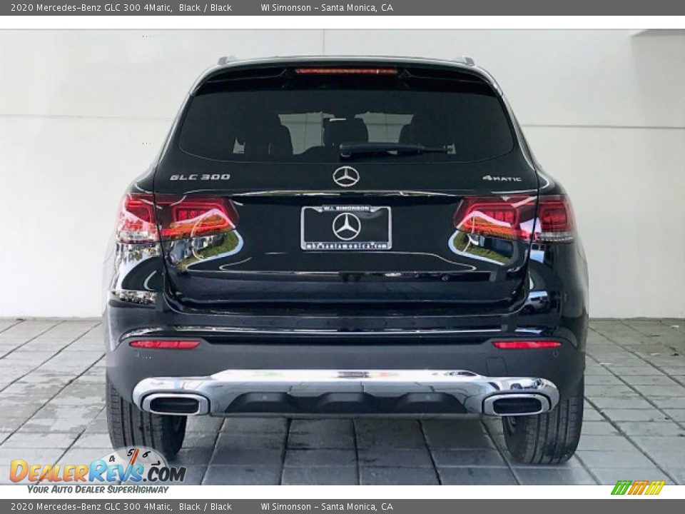 2020 Mercedes-Benz GLC 300 4Matic Black / Black Photo #3