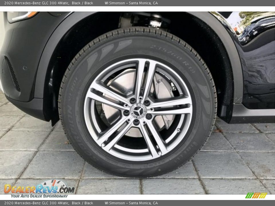 2020 Mercedes-Benz GLC 300 4Matic Black / Black Photo #9