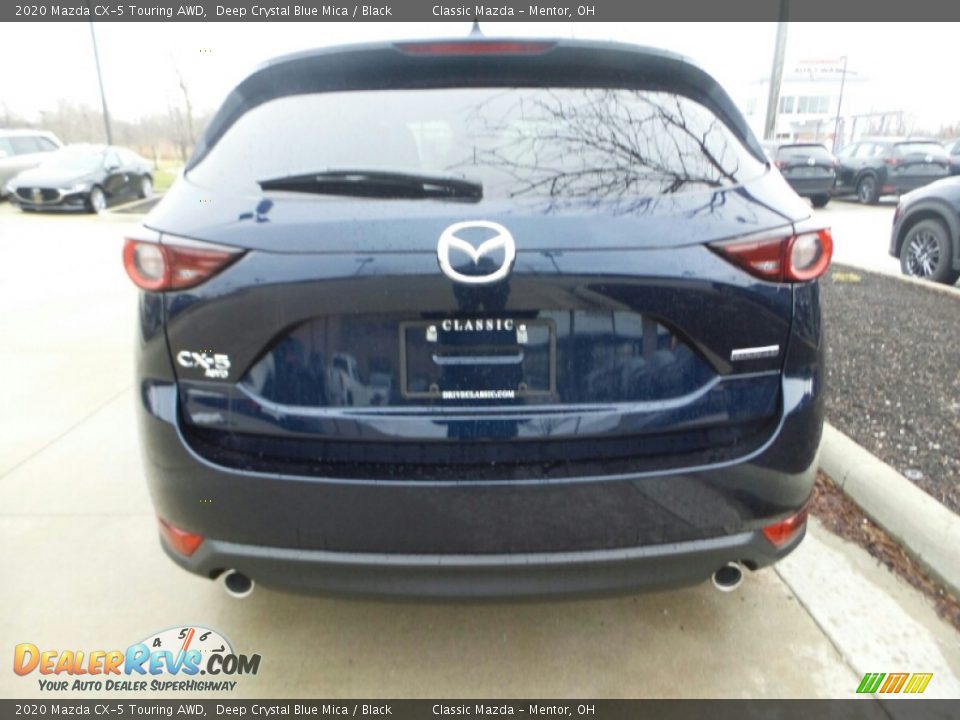 2020 Mazda CX-5 Touring AWD Deep Crystal Blue Mica / Black Photo #6