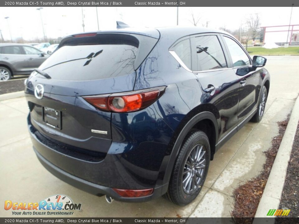 2020 Mazda CX-5 Touring AWD Deep Crystal Blue Mica / Black Photo #7
