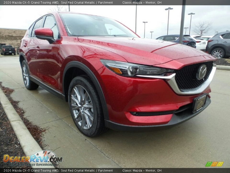 2020 Mazda CX-5 Grand Touring AWD Soul Red Crystal Metallic / Parchment Photo #1