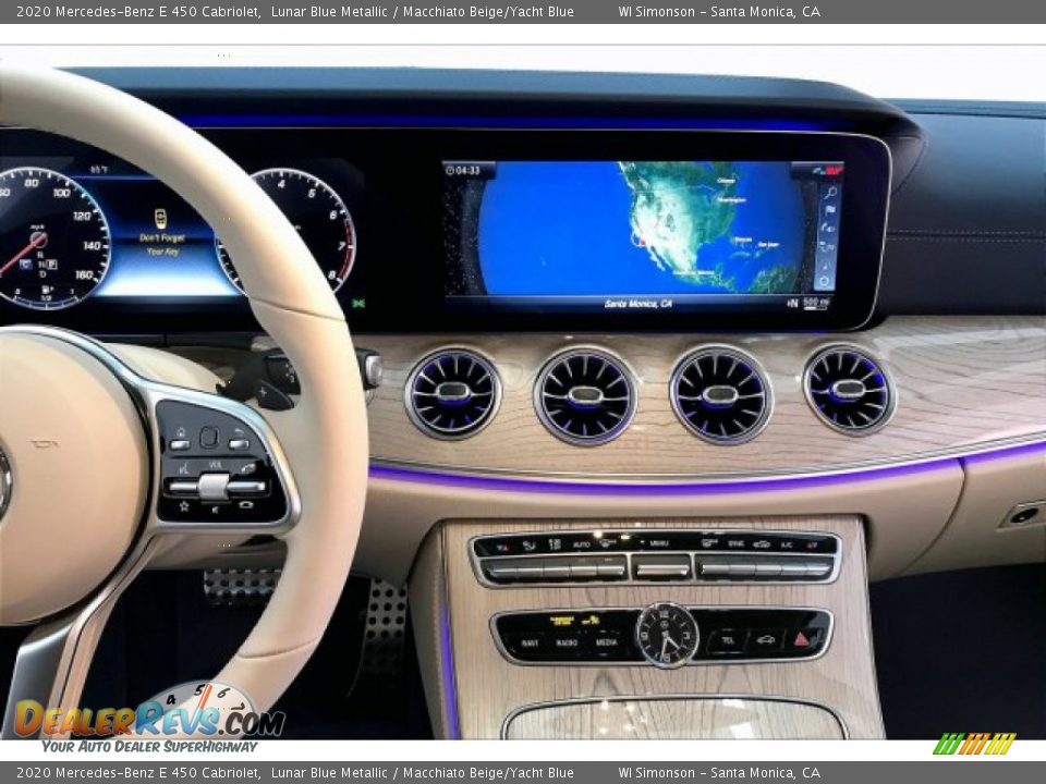 Dashboard of 2020 Mercedes-Benz E 450 Cabriolet Photo #6
