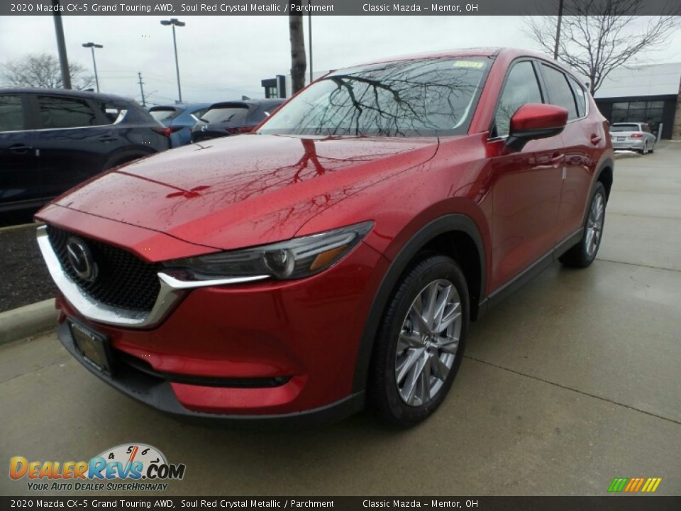 2020 Mazda CX-5 Grand Touring AWD Soul Red Crystal Metallic / Parchment Photo #3
