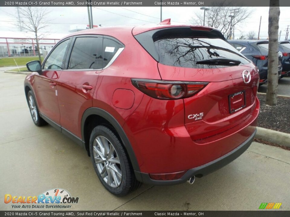 2020 Mazda CX-5 Grand Touring AWD Soul Red Crystal Metallic / Parchment Photo #5