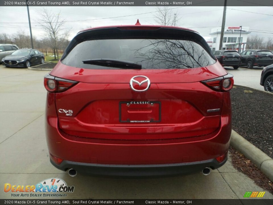 2020 Mazda CX-5 Grand Touring AWD Soul Red Crystal Metallic / Parchment Photo #6