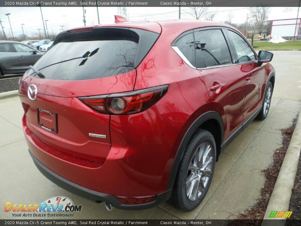 2020 Mazda CX-5 Grand Touring AWD Soul Red Crystal Metallic / Parchment Photo #7