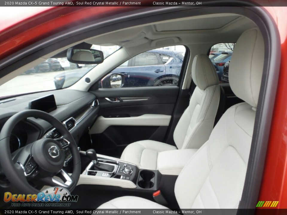 2020 Mazda CX-5 Grand Touring AWD Soul Red Crystal Metallic / Parchment Photo #8