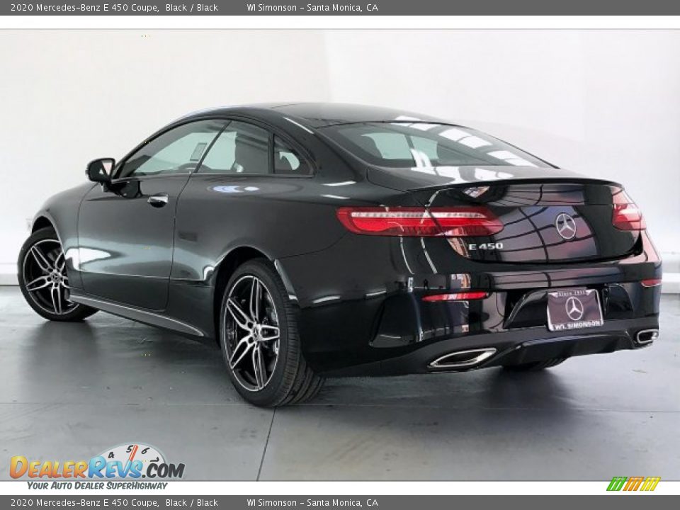 2020 Mercedes-Benz E 450 Coupe Black / Black Photo #2