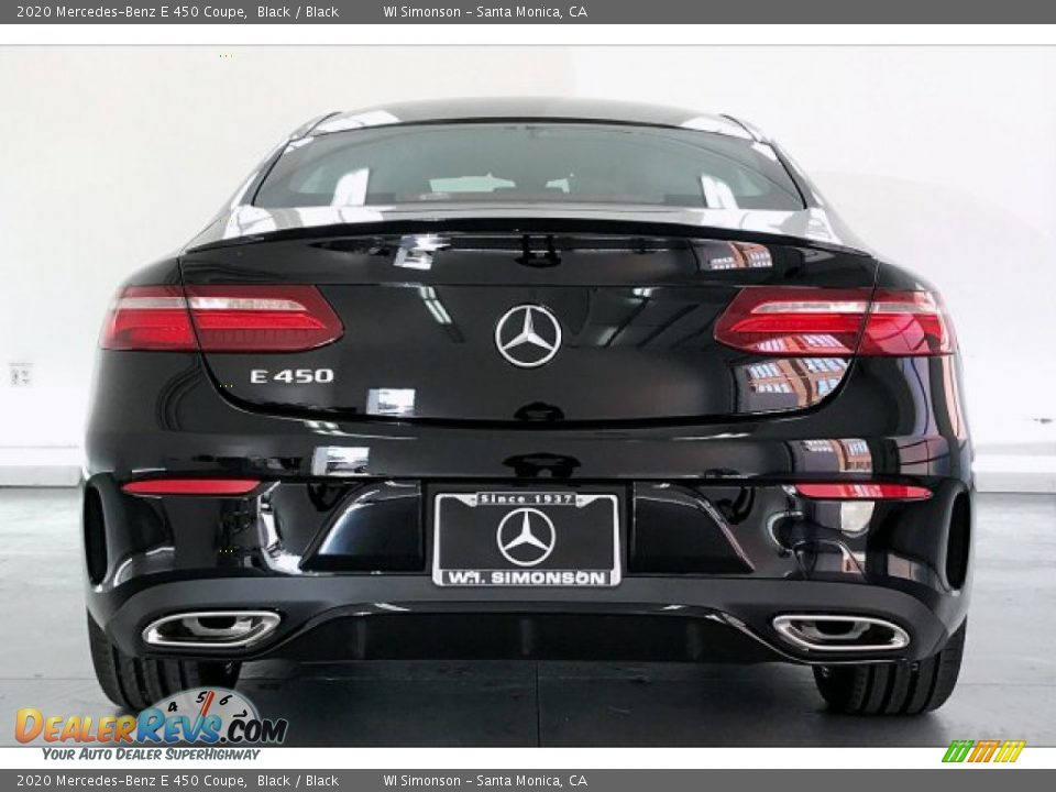 2020 Mercedes-Benz E 450 Coupe Black / Black Photo #3
