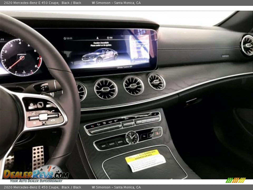 2020 Mercedes-Benz E 450 Coupe Black / Black Photo #6