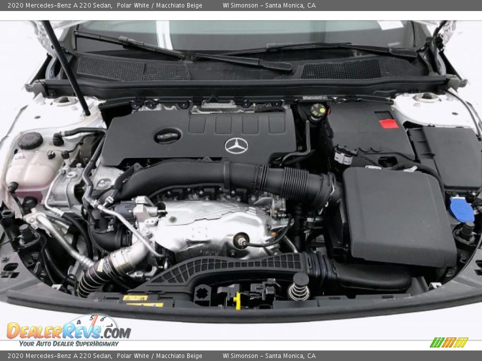 2020 Mercedes-Benz A 220 Sedan Polar White / Macchiato Beige Photo #8