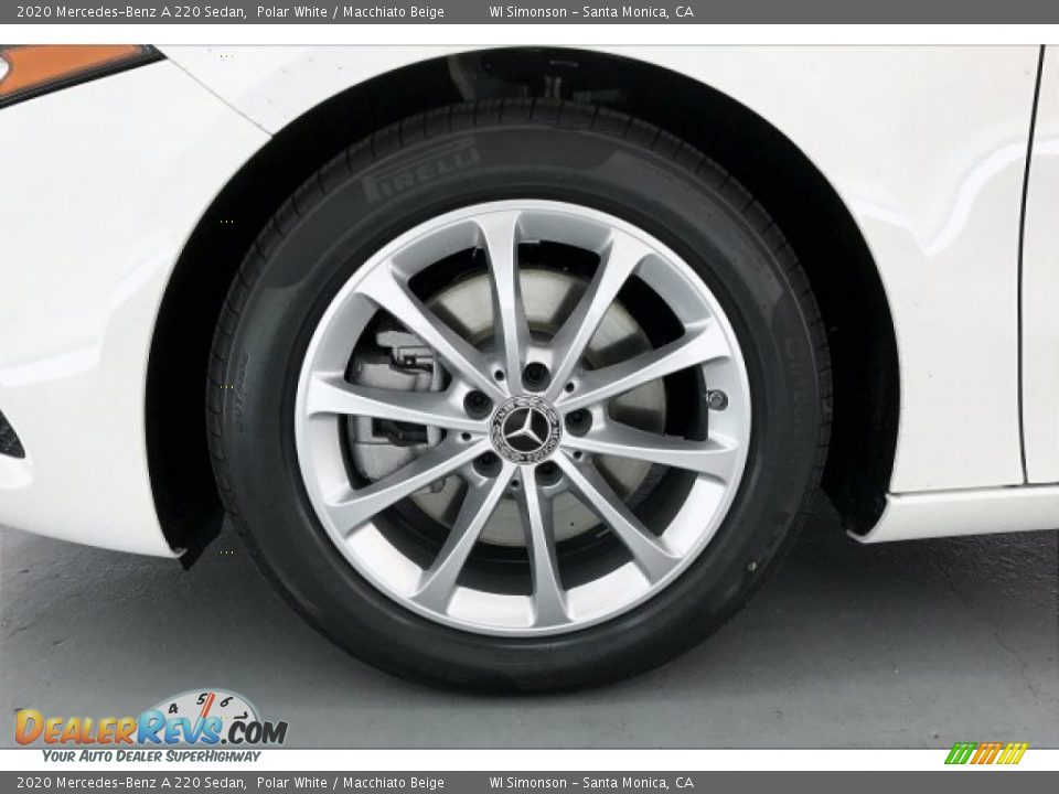 2020 Mercedes-Benz A 220 Sedan Polar White / Macchiato Beige Photo #9