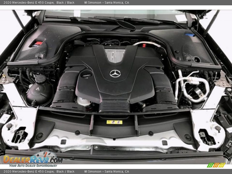 2020 Mercedes-Benz E 450 Coupe Black / Black Photo #8