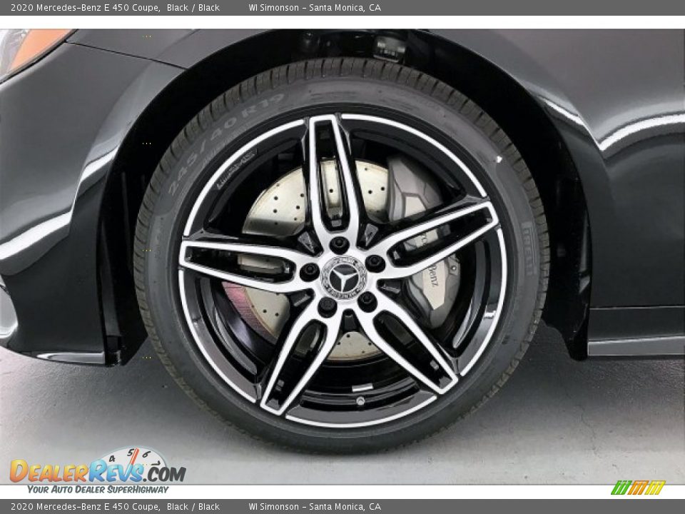2020 Mercedes-Benz E 450 Coupe Black / Black Photo #9
