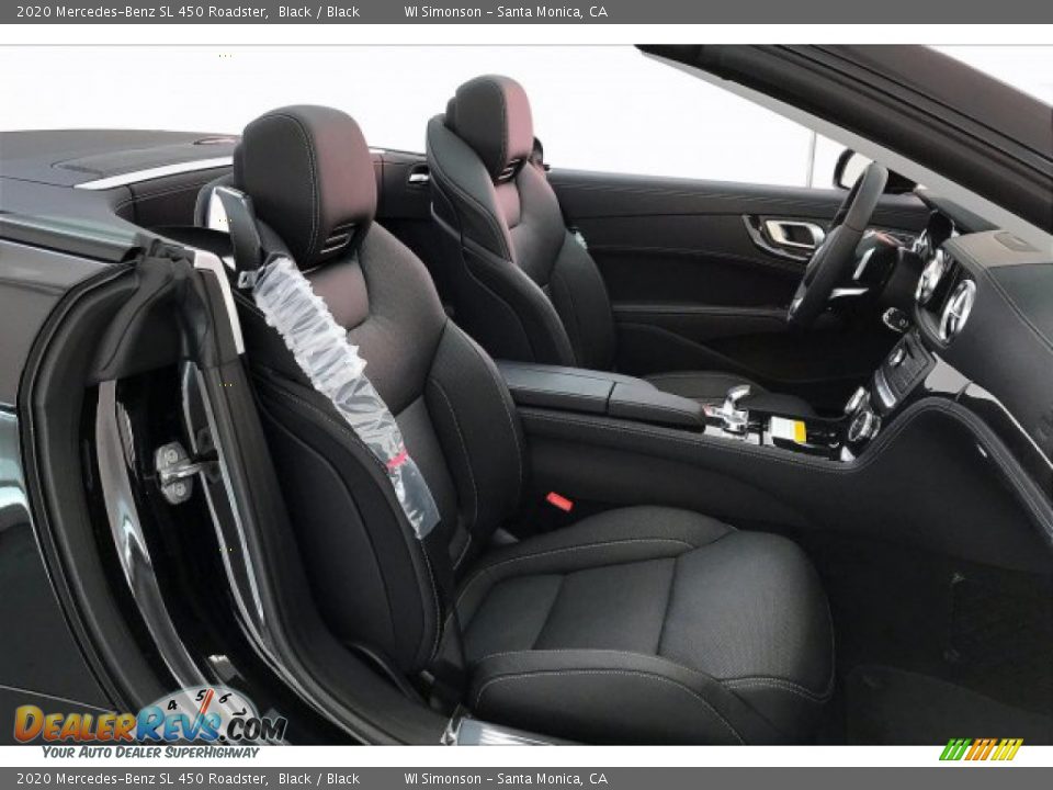 2020 Mercedes-Benz SL 450 Roadster Black / Black Photo #5
